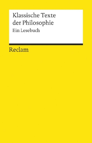 Buchcover und Innenansicht für das Buch: Klassische Texte der Philosophie