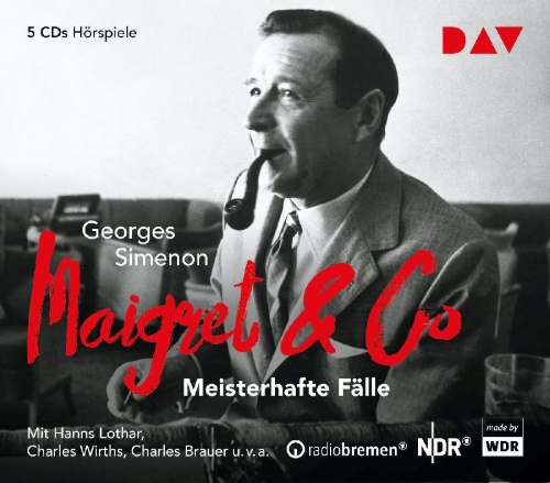 Buchcover und Innenansicht für das Buch: Maigret & Co - Meisterhafte Fälle
