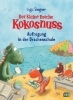 Buchcover und Innenansicht für das Buch: Der kleine Drache Kokosnuss - Aufregung in der Drachenschule