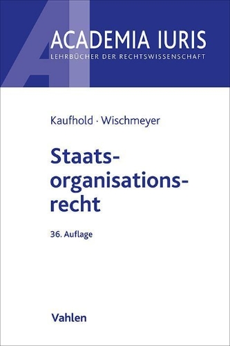 Buchcover und Innenansicht für das Buch: Staatsorganisationsrecht