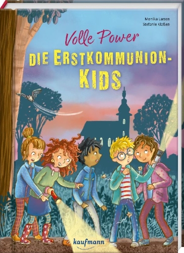 Buchcover und Innenansicht für das Buch: Volle Power - Die Erstkommunionkids