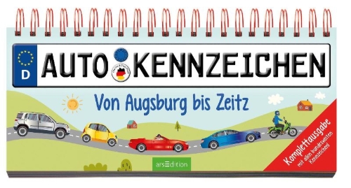 Buchcover und Innenansicht für das Buch: Autokennzeichen