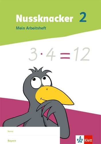 Buchcover und Innenansicht für das Buch: Nussknacker 2. Arbeitsheft Klasse 2. Ausgabe Bayern