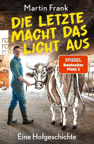 Buchcover und Innenansicht für das Buch: Die Letzte macht das Licht aus