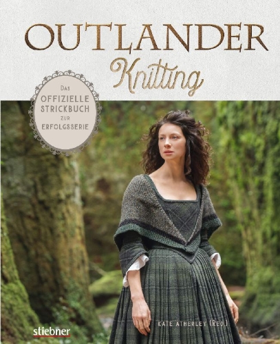 Buchcover und Innenansicht für das Buch: Outlander Knitting