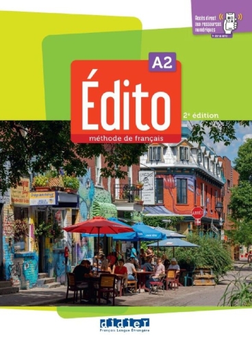 Buchcover und Innenansicht für das Buch: Édito A2, 2e édition