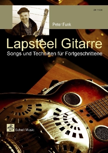 Buchcover und Innenansicht für das Buch: Lapsteel Gitarre