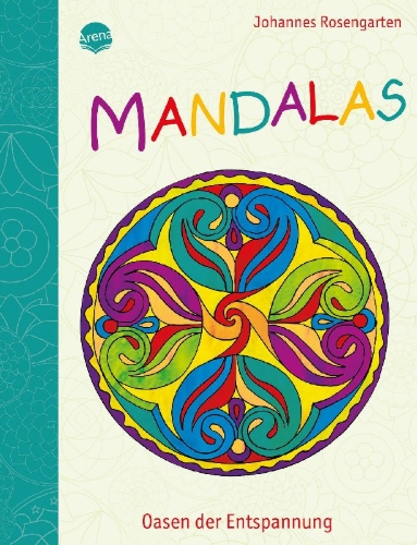 Buchcover und Innenansicht für das Buch: Mandalas - Oasen der Entspannung