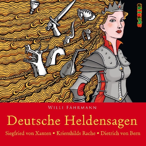 Buchcover und Innenansicht für das Buch: Deutsche Heldensagen. Teil 1