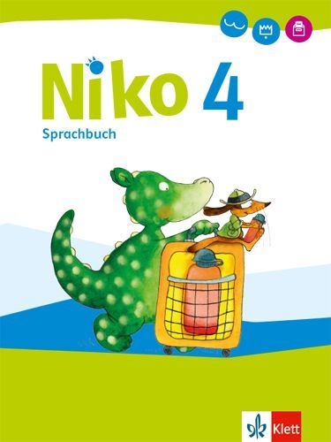 Buchcover und Innenansicht für das Buch: Niko Sprachbuch 4. Schülerbuch mit Grammatik-Einleger Klasse 4
