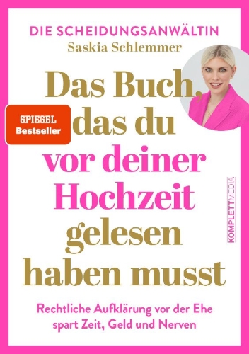 Buchcover und Innenansicht für das Buch: Das Buch, das du vor deiner Hochzeit gelesen haben musst