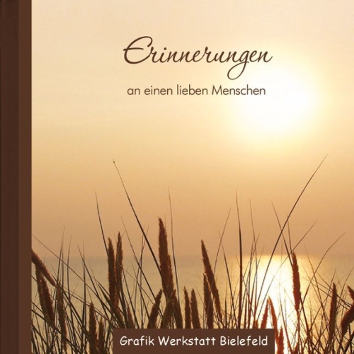 Buchcover und Innenansicht für das Buch: Erinnerungen an einen lieben Menschen