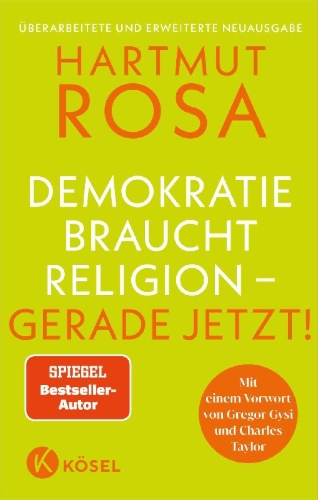 Buchcover und Innenansicht für das Buch: Demokratie braucht Religion - gerade jetzt!