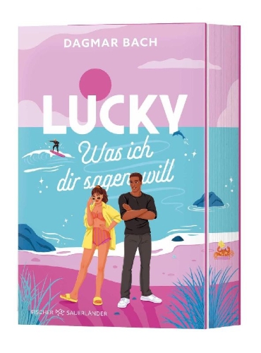 Buchcover und Innenansicht für das Buch: Lucky -  Was ich dir sagen will
