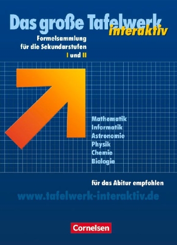 Buchcover und Innenansicht für das Buch: Das große Tafelwerk interaktiv. Allgemeine Ausgabe