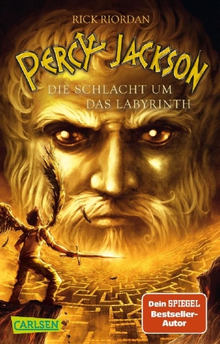Buchcover und Innenansicht für das Buch: Percy Jackson: The battle of the labyrinth