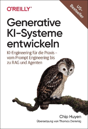 Buchcover und Innenansicht für das Buch: Generative KI-Systeme entwickeln