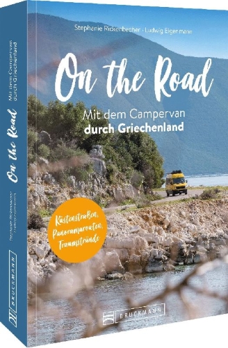 Buchcover und Innenansicht für das Buch: On the Road  Mit dem Campervan durch Griechenland