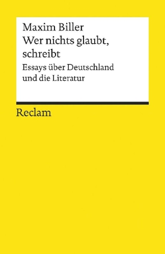 Buchcover und Innenansicht für das Buch: Wer nichts glaubt, schreibt