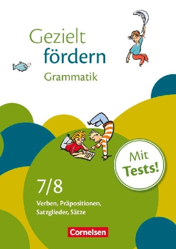 Buchcover und Innenansicht für das Buch: Gezielt fördern 7./8. Schuljahr. Grammatik