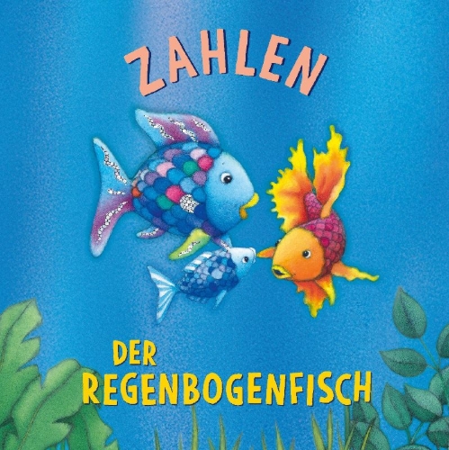 Buchcover und Innenansicht für das Buch: Der Regenbogenfisch Zahlen