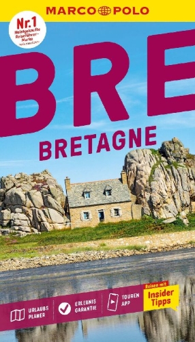 Buchcover und Innenansicht für das Buch: MARCO POLO Reiseführer Bretagne
