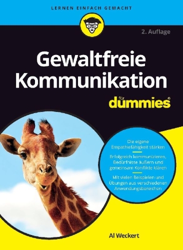 Buchcover und Innenansicht für das Buch: Gewaltfreie Kommunikation für Dummies
