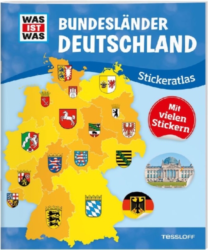 Buchcover und Innenansicht für das Buch: WAS IST WAS Bundesländer Deutschland