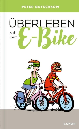 Buchcover und Innenansicht für das Buch: Überleben auf dem E-Bike