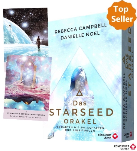 Buchcover und Innenansicht für das Buch: Starseed Orakel