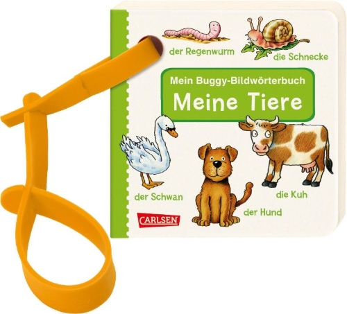 Buchcover und Innenansicht für das Buch: Buggy-Bücher: Mein Buggy-Bildwörterbuch: Meine Tiere