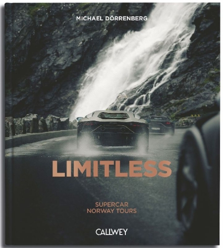 Buchcover und Innenansicht für das Buch: Limitless: Supercar Norway Tours