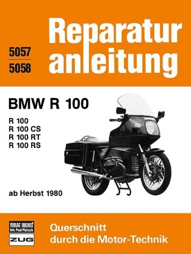 Buchcover und Innenansicht für das Buch: BMW R 100 / R 100 CS / R 100 RT / R 100 RS