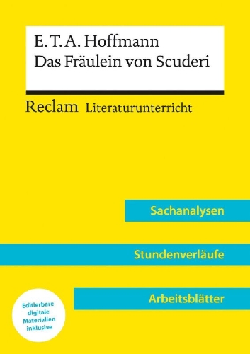 Buchcover und Innenansicht für das Buch: E.T.A. Hoffmann: Das Fräulein von Scuderi (Lehrerband) | Mit Downloadpaket (Unterrichtsmaterialien)