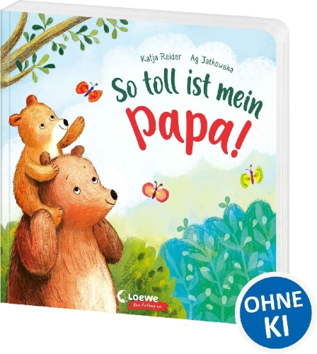 Buchcover und Innenansicht für das Buch: So toll ist mein Papa!