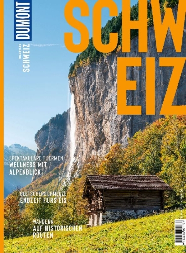 Buchcover und Innenansicht für das Buch: DUMONT Bildatlas Schweiz