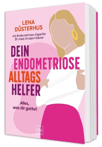 Buchcover und Innenansicht für das Buch: Dein Endometriose-Alltagshelfer