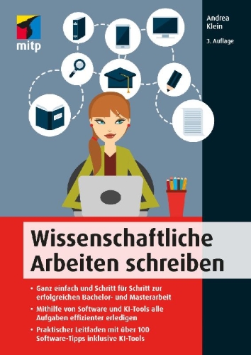 Buchcover und Innenansicht für das Buch: Wissenschaftliche Arbeiten schreiben