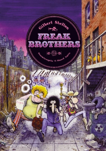Buchcover und Innenansicht für das Buch: Freak Brothers