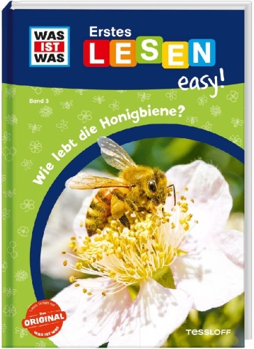Buchcover und Innenansicht für das Buch: WAS IST WAS Erstes Lesen easy! Band 3. Wie lebt die Honigbiene?