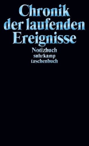 Buchcover und Innenansicht für das Buch: Notizbuch suhrkamp taschenbuch