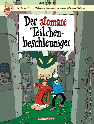 Buchcover und Innenansicht für das Buch: Die erstaunlichen Abenteuer von Herrn Hase 9