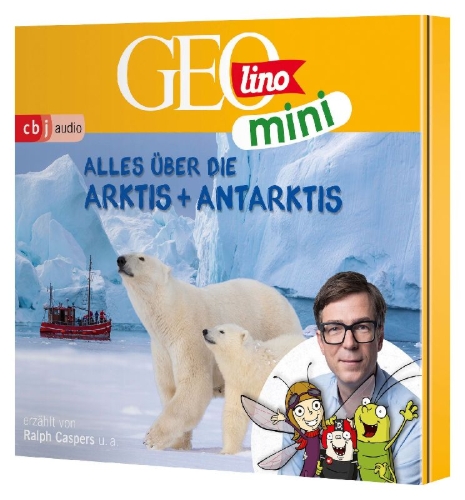 Buchcover und Innenansicht für das Buch: GEOLINO MINI: Alles über die Arktis und Antarktis
