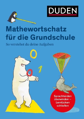 Buchcover und Innenansicht für das Buch: Mathewortschatz für die Grundschule