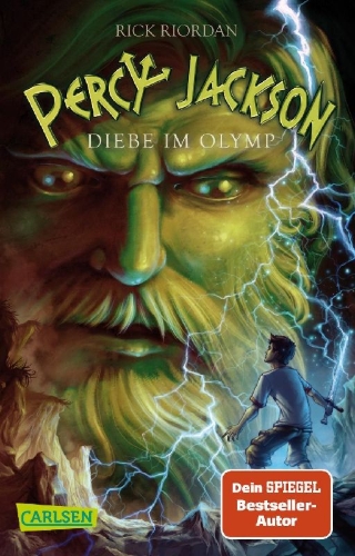 Buchcover und Innenansicht für das Buch: The lightning thief