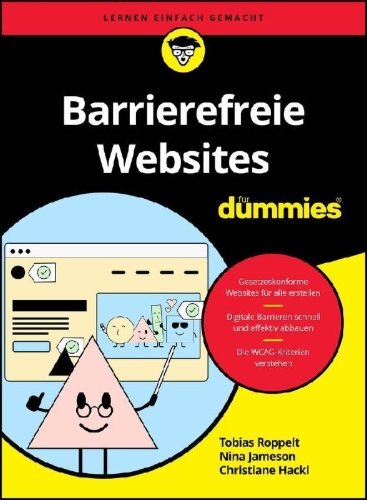 Buchcover und Innenansicht für das Buch: Barrierefreie Websites für Dummies