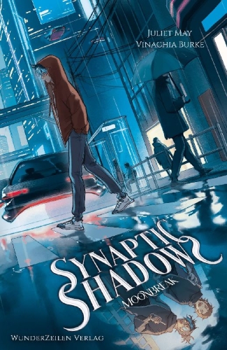Buchcover und Innenansicht für das Buch: Synaptic Shadows - Moonbreak
