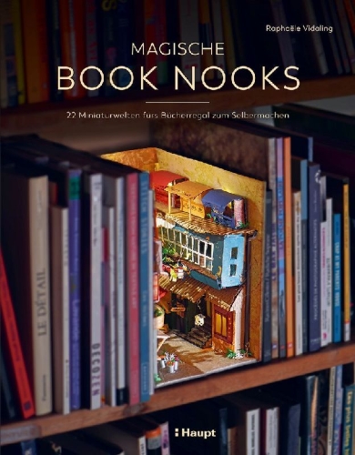 Buchcover und Innenansicht für das Buch: Magische Book Nooks