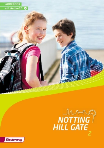 Buchcover und Innenansicht für das Buch: Notting Hill Gate 2: Workbook mit Audio-CD