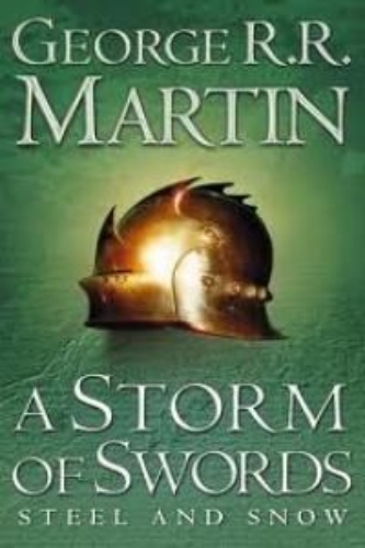 Buchcover und Innenansicht für das Buch: A Song of Ice and Fire 03. Storm of Swords 1